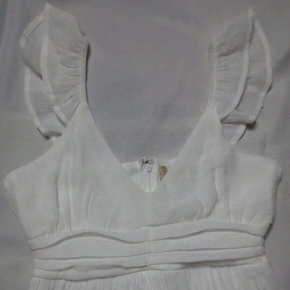 NWT ALTAR’D STATE womens BOHO dress WHITE sleeveless WEDDING homecoming SIZE XS - Picture 7 of 13
